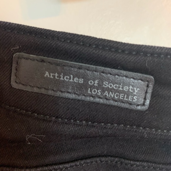 Articles of Society Black Distressed Jeans, 25 - Picture 3 of 9